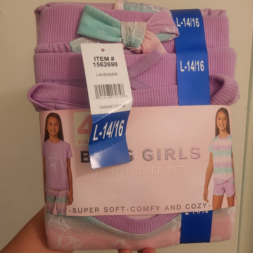 4 piece pajama set